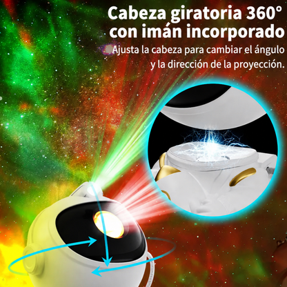 Proyector de Galaxia Astronauta LED